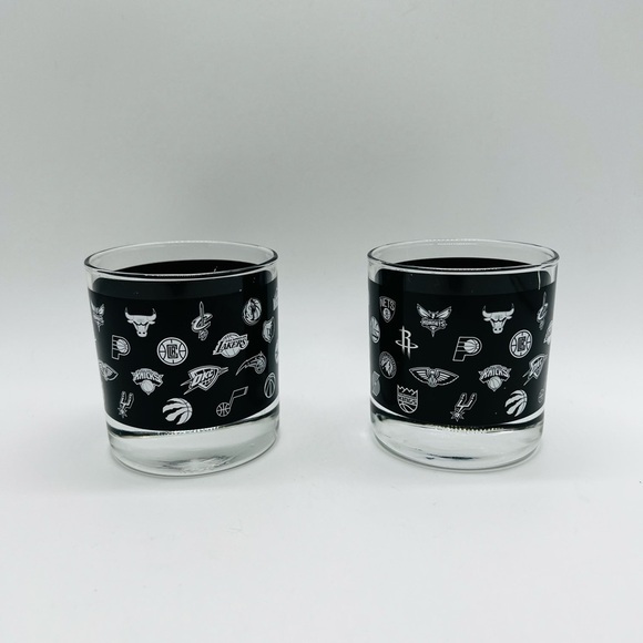 JACK DANIEL’S SET OF 2 NBA HIGHBALL GLASSES - Picture 3 of 14